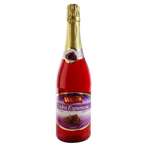 Sidra Wells Uva Sin Alcohol 750 ml