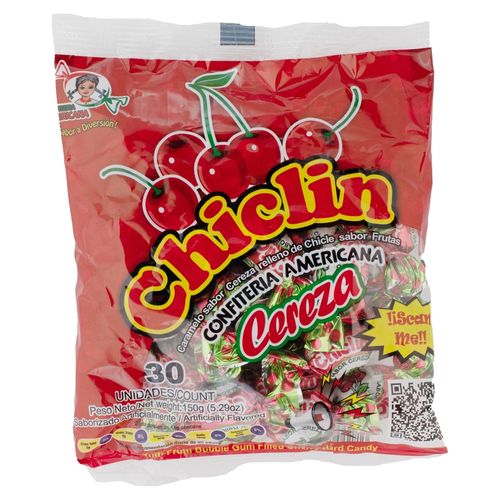 Caramelo Chiclin Con Chicle Cerez 180 g