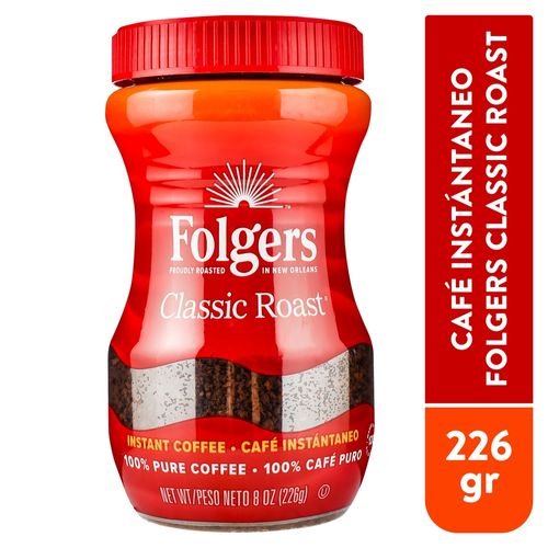 Café Folgers Instantaneo 227g