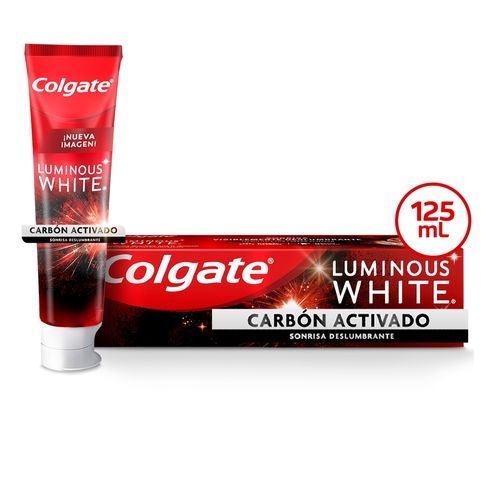 Pasta Dental Colgate Luminous White Carbón Activado -125 ml