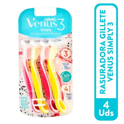 Rasuradora Gillette Venus Simply 4 Uds