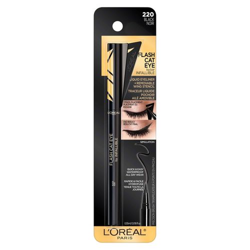 Delineador Loreal Flash Cat Eyeliner Black