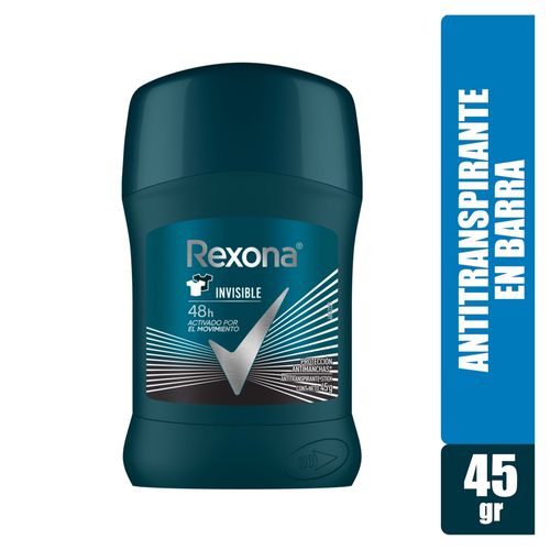Desodorante Rexona Bar Men Invisible - 45 g
