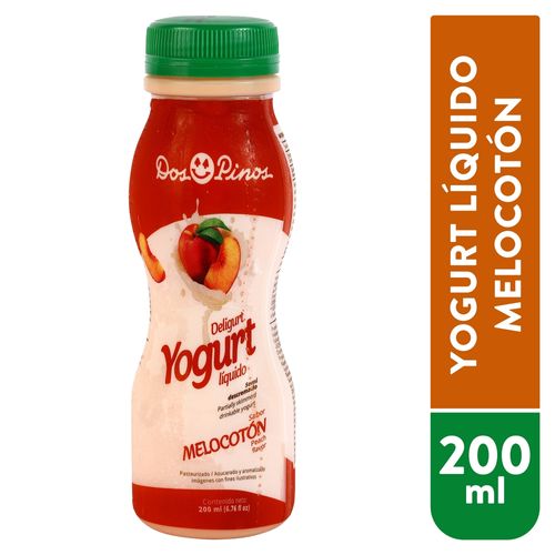 Yogurt Dos Pinos Melocotón -200 ml