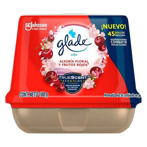 Glade Cubo Frutos Rojos 180 g