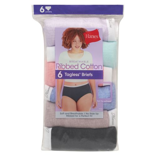 P6 Bloomer Acanalado Dama Hanes Surt 6