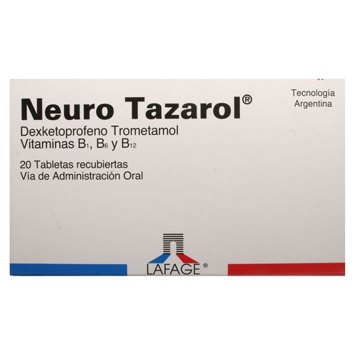 S-Neuro Tazarol 20 Tableta Recubierta