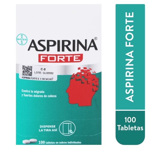 Aspirina Forte 100 Tabletas