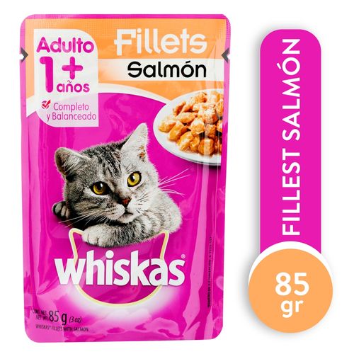 Whiskas Pouch Gato Salmon 85 g