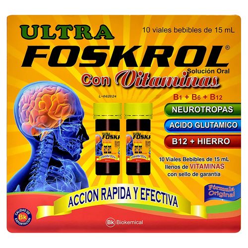 Ultra Foskrol 10 Viales