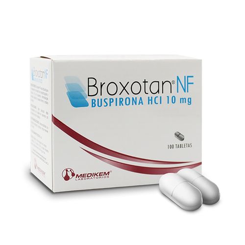 Broxotan NF 10mg caja 100 tabletas - Precio indicado por tabletas
