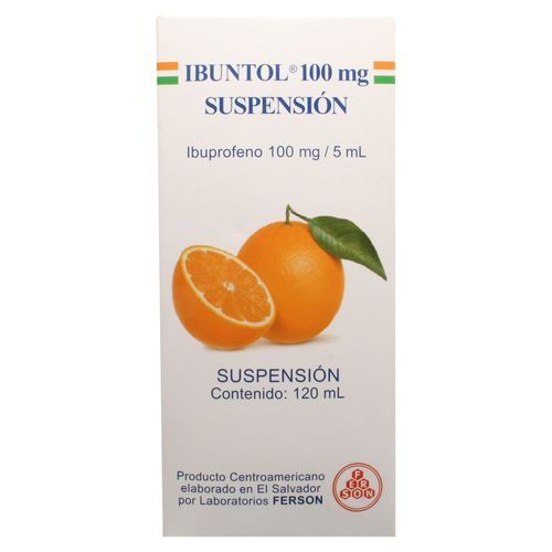 Ibuntol Ferson 100Mg/5 ml120 ml Suspension