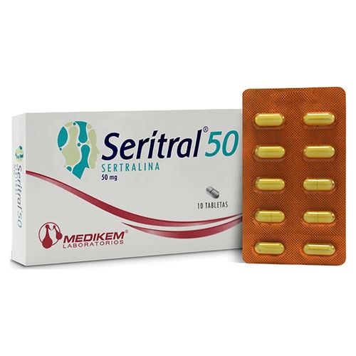 Seritral 50Mg 10 Tabletas