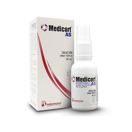 Medicort As Sol Spray Topico Fco X 30 ml