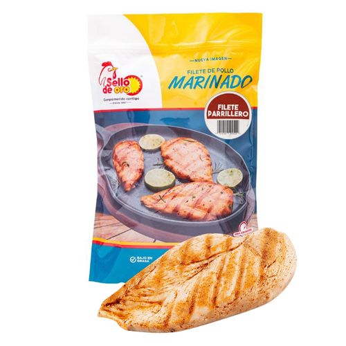 Filete Marinado Sello de Oro Parrilla con especias -450 g