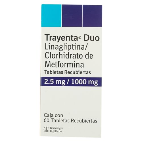 Trayenta Duo 2.5/1000Mg 60 Tabletas Rec