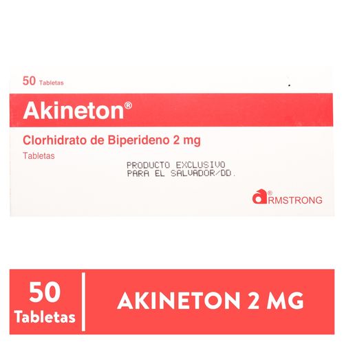 Akineton 2 Mg 50 Tabletas