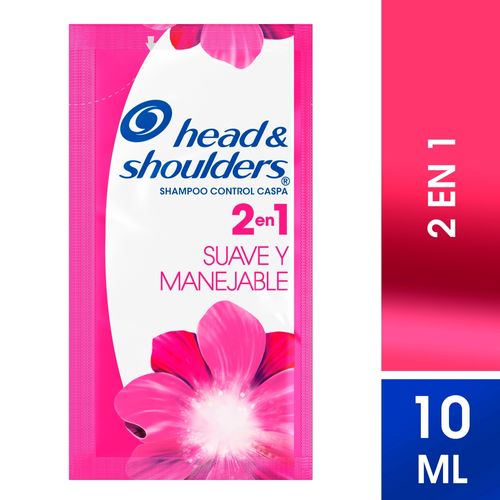 Head Shoulders Sh 2En1 Suave Y Mane 10 ml