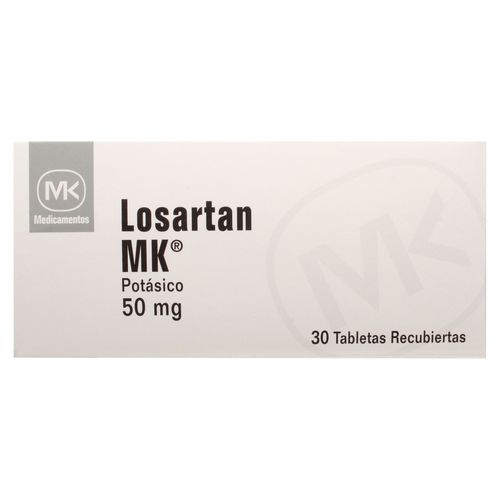 Losartan Mk 50 Mg 30 Tabletas