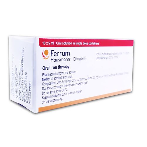 Ferrum Hausmann 100Mg 10Amp/5 ml