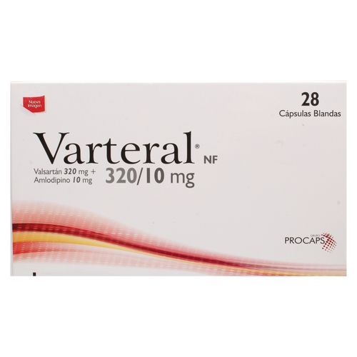 Varteral 320 Mg/10 Mg 28 Capsulas
