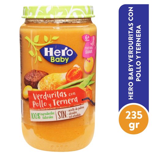 Hero Baby Verduras Pollo Y Ternera 235 g