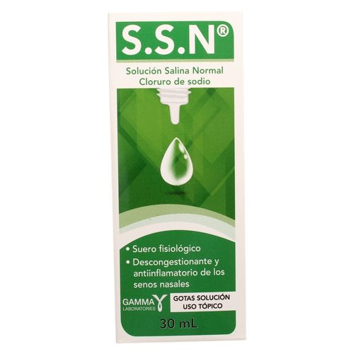 Solucion Salina Gotas Pediatricas 30 ml