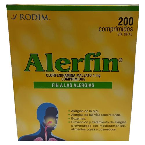 S Alerfin Clorfeniramina Maleat 4Mg 200T