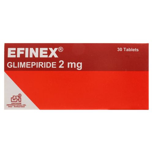 Efinex Glimepiride 2Mg 30 Tabletas