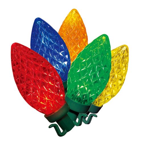 Luces LED Serie de 100 Multicromadas Con Base