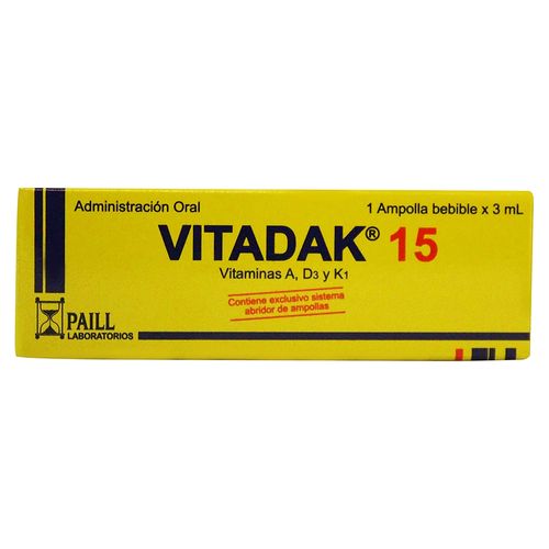 Vitadak 15 Caja X 1 Amp. Bb Adulto