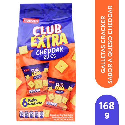 Galleta Club Extra Cheddar Bites 168 g