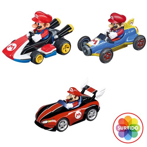 Auto de carrera Nintendo blister Mario Kart -3 uds