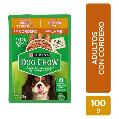 Alimento Marca Dogchow Sabor A Cordero - 100 g