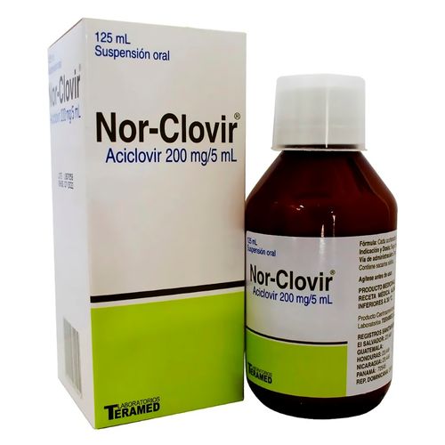 Suspensión Oral Nor-Clovir  200 mg/125 ml