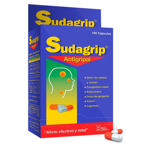 Sudagrip Av 100 Capsulas 100Ea