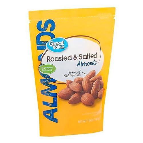 Almendra Great Value Tostad Cn Sal 397 g