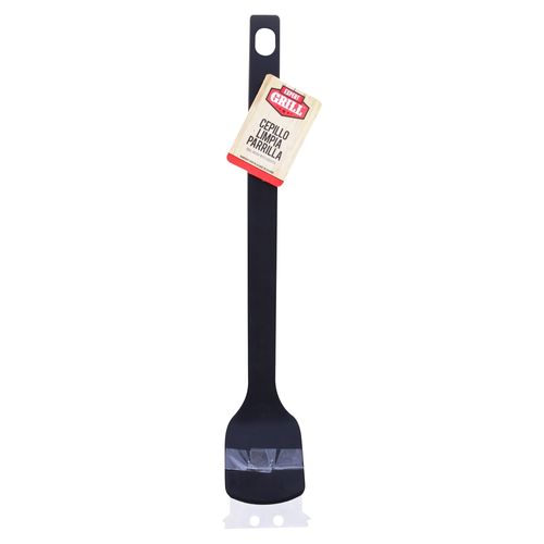 Cepillo Para BBQ Mango Largo Con Espátula