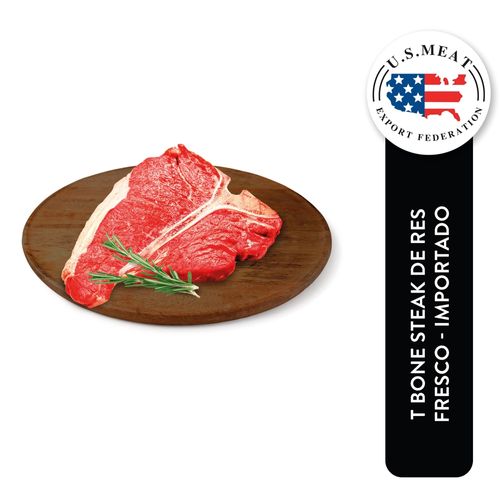 T Bone Steak Fresco - Precio Indicado por Libra (454 g)