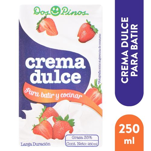 Crema Dulce Dos Pinos Para Batir -  250 ml