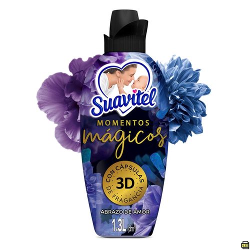 Suavizante Suavitel de Telas Momentos Mágicos Abrazo de Amor - 1.3 L