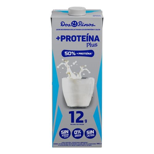 Leche Dos Pinos Descremada Mas Proteina -1000 ml