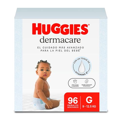 Pañales Huggies Dermacare Etapa 3/L -96 uds