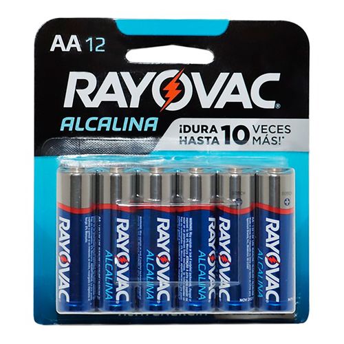 Pilas Alcalina Rayovac Aa 12 Und