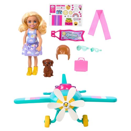 Muñeca Barbie Chelsea Piloto De Avión