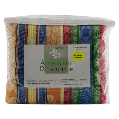 American Dream Cubrecama Matrimonial