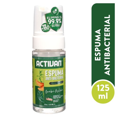 Activan Espuma Sanitiz Bambu Melon 125 ml