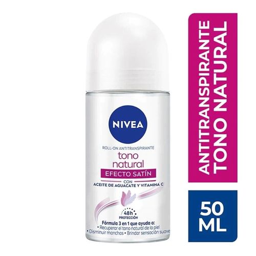 Desodorante  Nivea Rollon Fem Tono Natural 50 ml