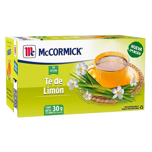 Té Mccormick Sabor A Limon - 30 g