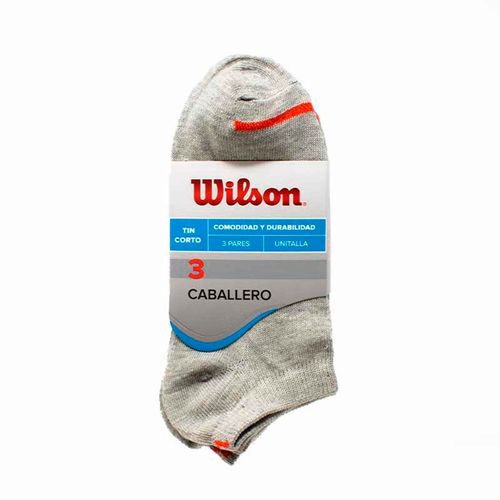 Pack 3 Medias Tin Wilson Cabllero Jaspe Sin Felpa Modelo: B5828